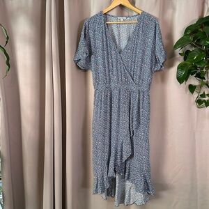 J. Crew Mercantile beautiful flowy high low dress